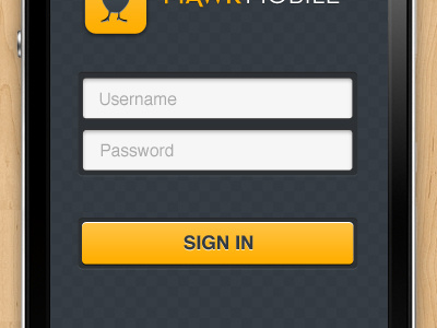 App Login Screen app iphone login