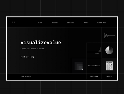 visualizevalue Dark Web UI best ui black black ui dark dark ui geometric inspiration minimal minimalism minimalist trends ui ui trends uidesign ux web web design web ui