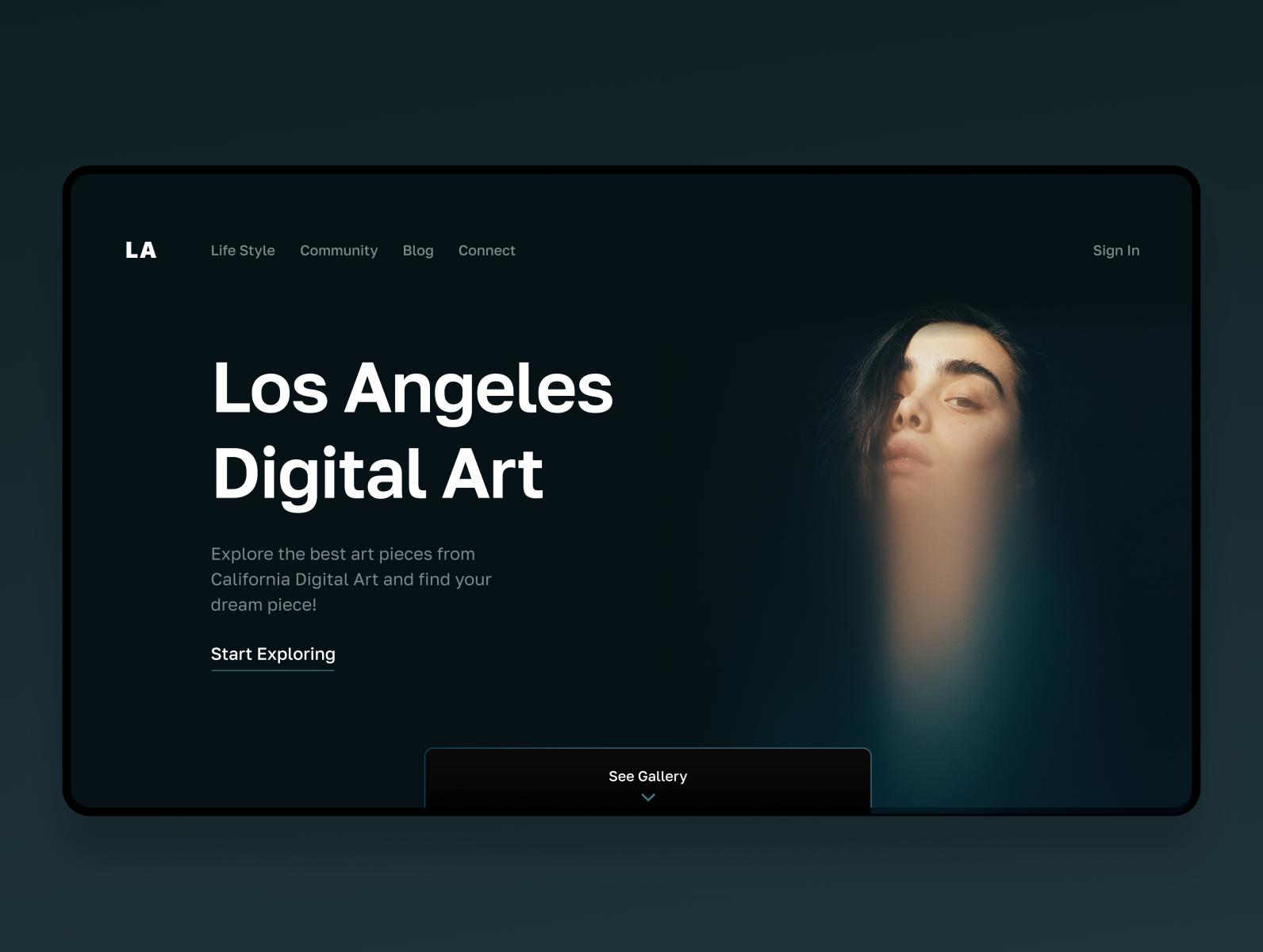 Los Angeles Digital Art by Salim Dabanca on Dribbble
