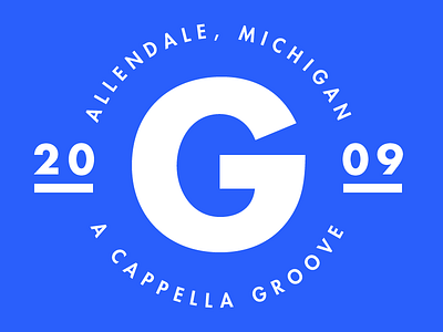 Groove Seal hipster logo seal type