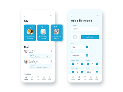 Medicine reminder app app app design design health health care healthcare ios patient pills schedule ui ui ux ui ux design ui design uidesign uiux user interface ux ux design uxdesign