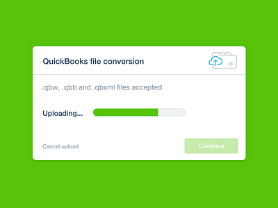 Quickbooks conversion illustration