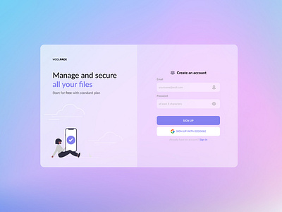 Daily UI - Sign Up