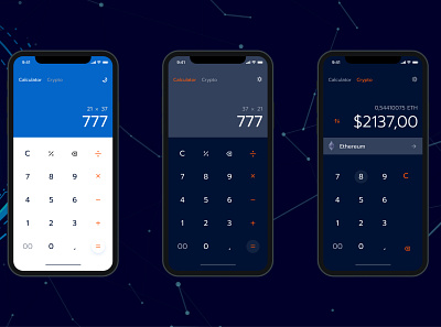 Daily 004 - Calculator calculator crypto dailyui mobile ui uidesign