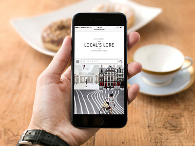 LOCAL'S LORE branding design logo typography ui ux