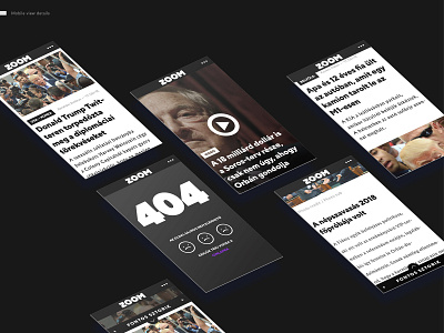 ZOOM REDESIGN 2 branding data science design typography ui ux web