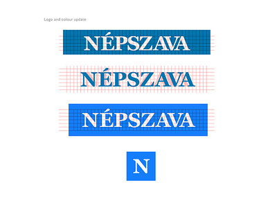 News Technology - Népszava design logo ui ux web