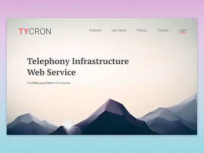 Tycron 1 demo figma ui ux web website