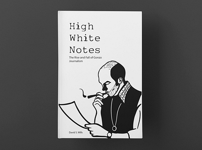 A Book Cover Design of "High White Notes". art book cover design branding design graphic design illustration logo minimal ui vector