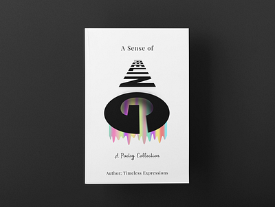A Book Cover Design of "A sense of feeling" art book cover design branding design graphic design illustration logo minimal ui vector