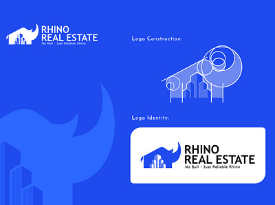 Rhino Real Estate - Logo Branding branding design graphic design logo minimal