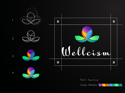 Brand Identity: wellcism branding graphic design illustration logo minimal