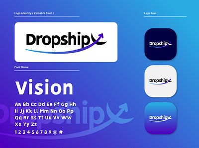 Brand Identity: Dropship X brandstyleguide graphic design illustration logo logodesign minimal
