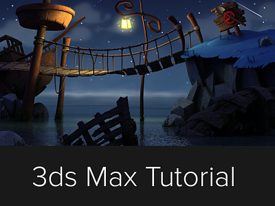 Tutorial: Create a Monkey Island like scene using 3ds Max & VRay 3d studio max 3ds max freebies max tutorial vray