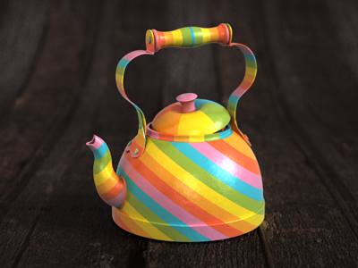 Rainbow Teapot Icon