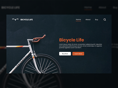 Bicycle Life - Landing Page