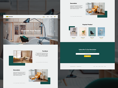 Minimalist Furniture - Landing Page