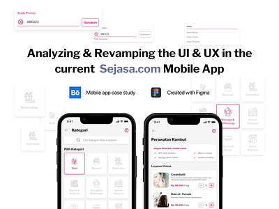 Revamping the UI/UX in Sejasa.com Mobile App android aplication b2c clean ios mobile app modern service simple ui uiux user experience user interface ux web design