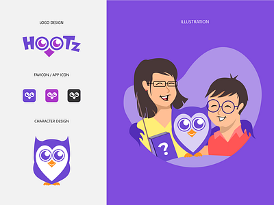 HOOTZ: Logo design and character.