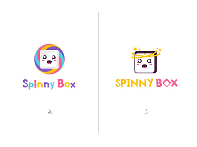 SPINNY BOX - Game Logo Design