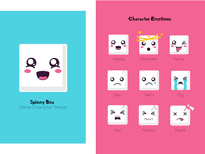 CHARACTER DESIGN : Spinny Box