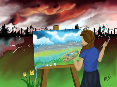 DIGITAL PAINTING : For a better tomorrow