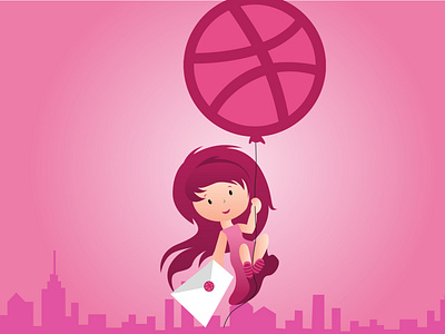 Dribbble Girl : Invite Giveaway