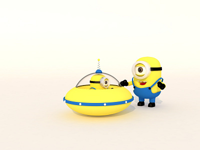 Minions 3d character cinema4d