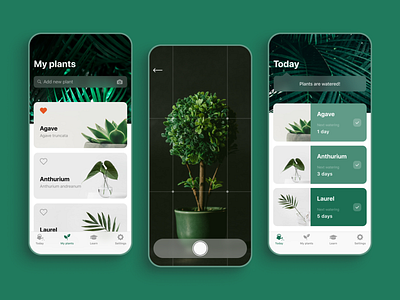 Mobile UI - Plant App