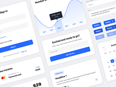 Dashboard elements app button calendar charts dashboard design form graphic login mobile mobile app price sign in sign up ui ui kit ux