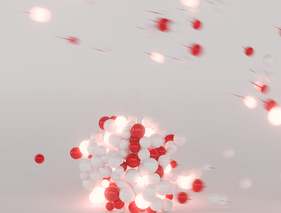 Glowing Red particles 3d commercial animation adversiting animation brain cinematic commercial epic football goal particles red sphere