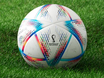 Al Rihla is official ball of world cup 2022 2022 2023 3d alrihla animation branding fifa football graphic design logo motion graphics qatar ui worldcup
