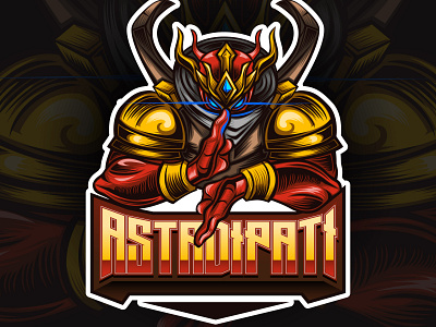 Astadipati The Assassin of Nusantara E-sport Gaming design gaming logo mascot