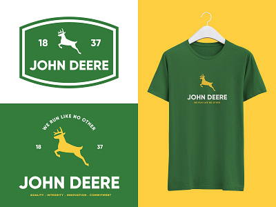 John Deere Logo Redesign by Romeu Pinho on Dribbble