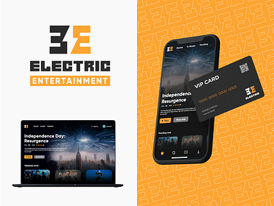 Electric Entertainment | Logo & UI design