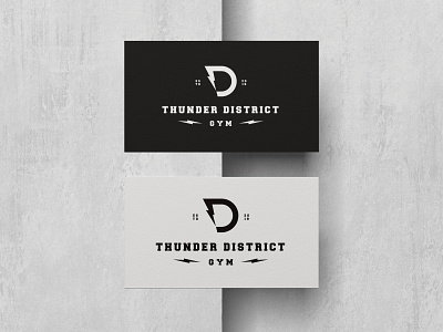 THUNDER DISTRICT | Logo Design brand branding design fitness logo graphic design graphicdesigners gym logo logo logo lounge logodesign logofolio logoinspiration logomark logotype mark