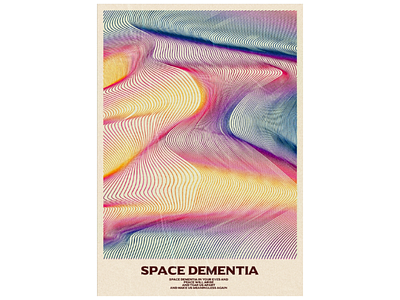 Space Dementia - poster design design graphic muse poster