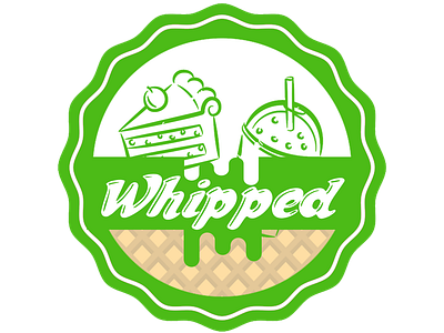 Whipped Logo branding design icon illustration illustrator lettering logo type ui ux