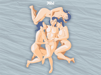 Oppai Girls artwork concept design designer illustration nude oppai vector