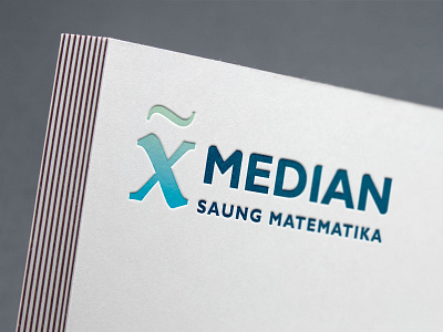 Median Logo artwork branding design designer illustration logo logo design logotype math typography vector