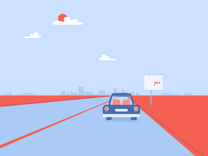 Car On Road by Mohamad Makkawy on Dribbble