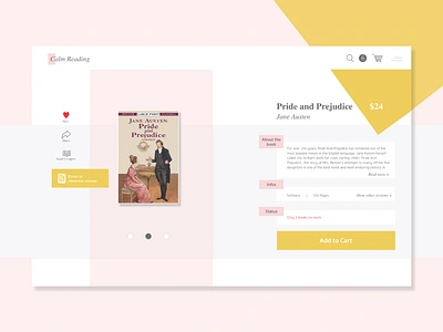 DailyUI #012 product page book commerce dailyui dailyui012 product page