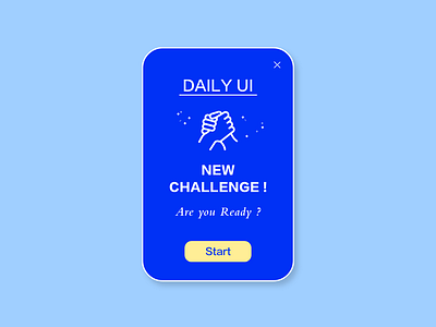 DailyUI #016 pop-up overlay