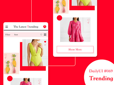 DailyUI #069 Trending 69 dailyui trending ui