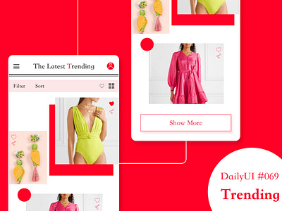 DailyUI  #069 Trending