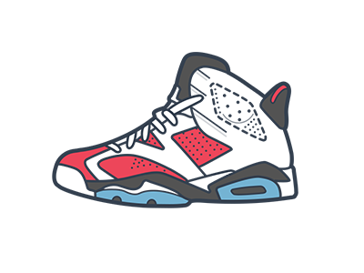 AJ 6 icon illustration