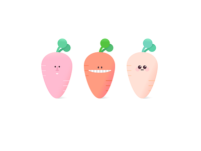 Carrot carrot icon illustration