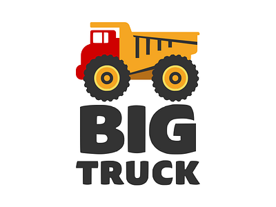 Bigtruck.io logo branding logo toy truck truck