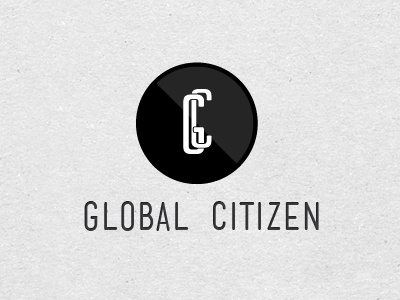 Global Citizen Logo logo texture type