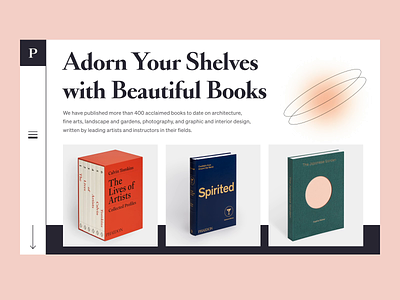 Book Store Website Design animation bookstore clean design flat interaction minimal motion design typography ui ux web web design